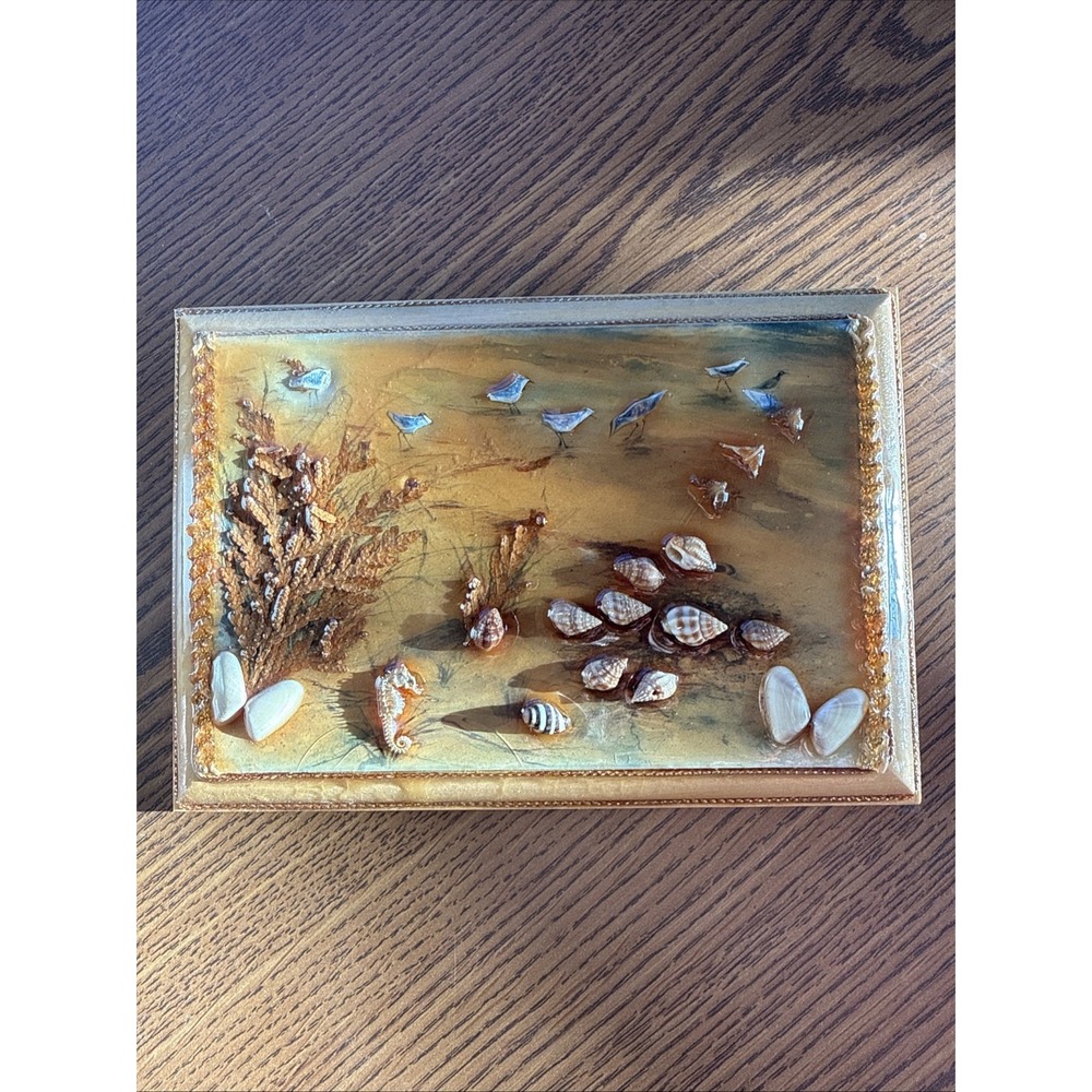 Retro VTG Seashell Decoupage